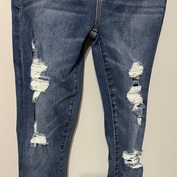 Abercrombie & Fitch jeans women’s size 00 simone ripped Distressed Skinny - Picture 5 of 11